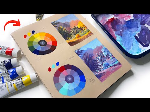 I Tested TWO Limited Color Palettes Using ONLY ONE Reference