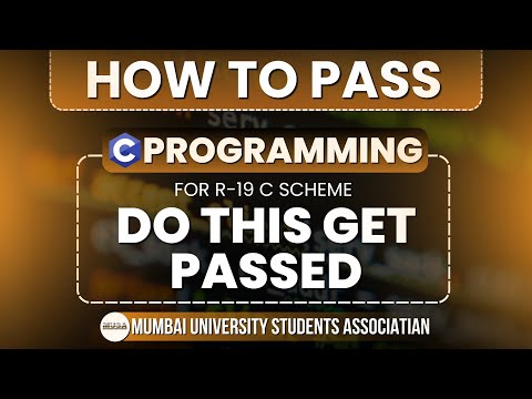 How to pass C-Programming | Most Important Programming and theory | MUSA
