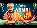 ASMR Foley 🎙1h of Crackling FIRE 🔥Campfire/Fireplace (No Talking)