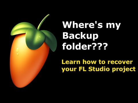 FL Studio 20: How to recover projects using backup files after a crash
