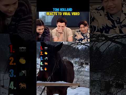 Tom Holland React Viral Videos #tomholland #funny #trytolaugh #reaction