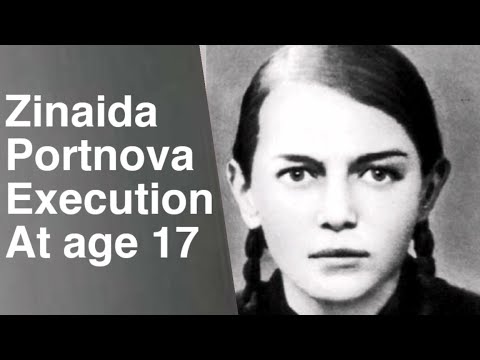 The Brutal Execution of Zinaida Portnova who killed Nazi Soldiers in Eastern Front war 