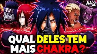 Madara tem mais Chakra que Nagato e Kisame?