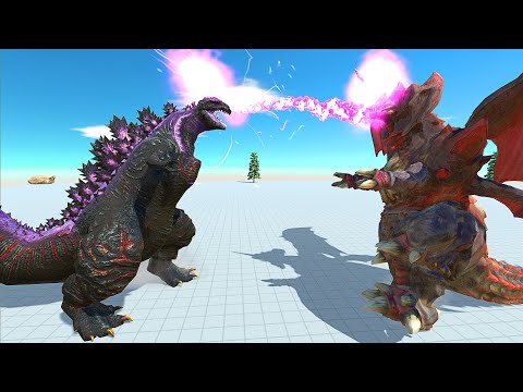 Shin Godzilla vs Destoroyah - Animal Revolt Battle Simulator