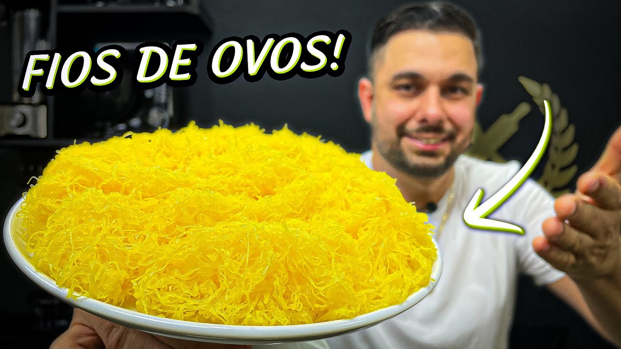 FIOS DE OVOS | POUCOS INGREDIENTES E FÁCIL DE FAZER!