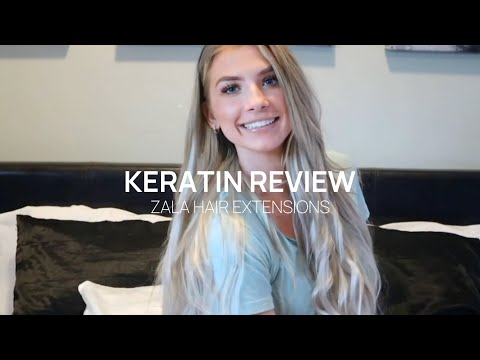 My honest review on Keratin Hair Extensions | Zala...