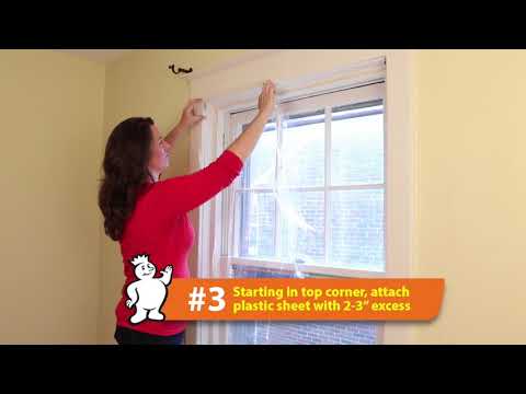 How to install the Frost King Shrink Window Insulation Kit