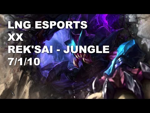 LNG Esports Xx Jungle Rek'Sai vs Karthus - KR Master Patch 10.9