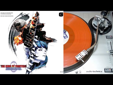 The King Of Fighters 2000 The Definitive Soundtrack - OST vinyl collector LP face A (Brave Wave)