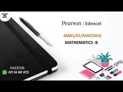 4MB1/01/2019/May | Edexcel International GCSE Mathematics B | 2019 | May | Science And Math