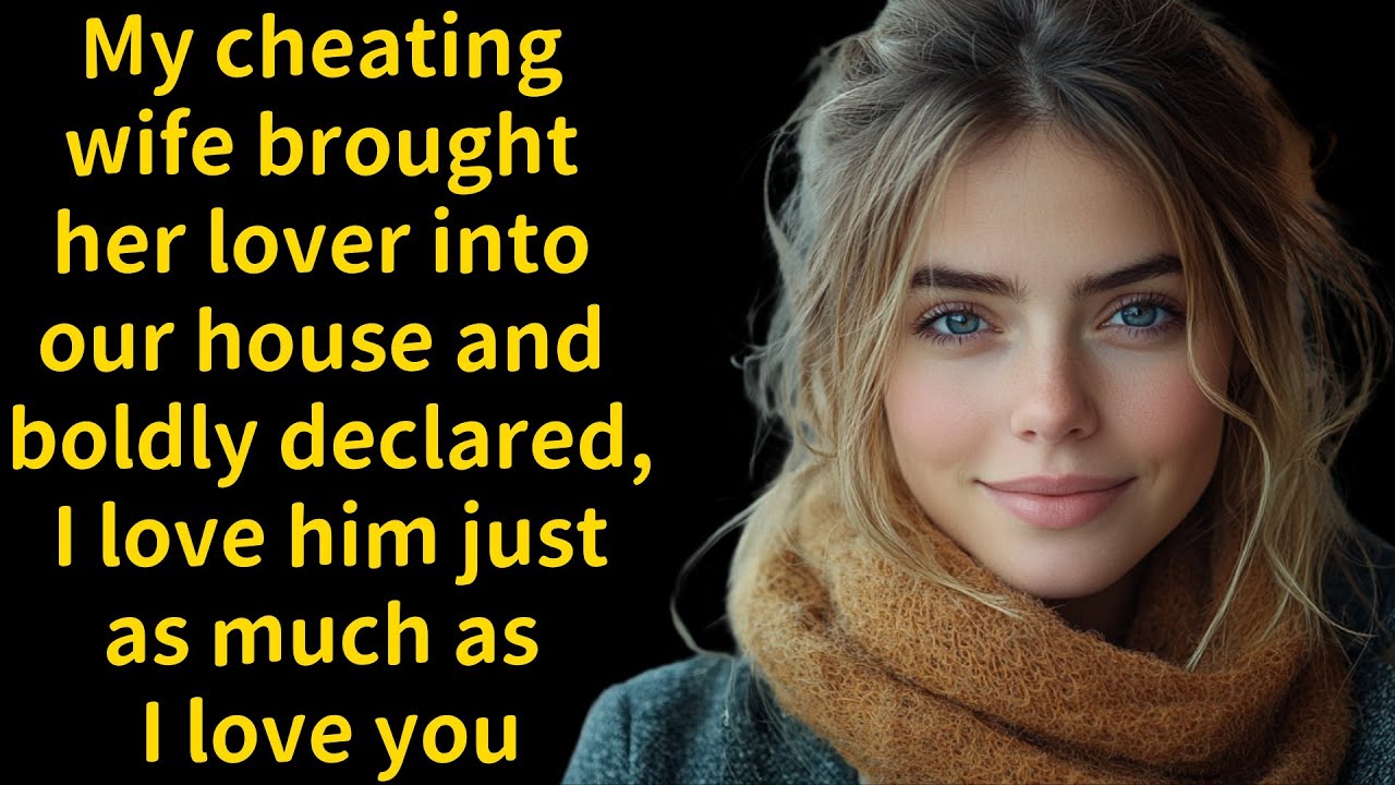 My cheating wife brought her lover into our house and boldly declared, I love him just as much as...