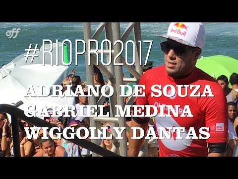 Mineirinho, Medina e Wiggolly - Round 4 | #RioPro2017 | Circuito Mundial de Surfe | Saquarema