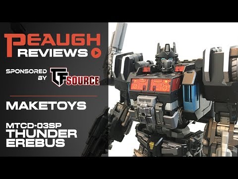 Video Review: Maketoys MTCD-03SP - THUNDER EREBUS