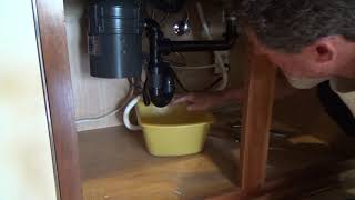 How to Unclog Garbage Disposal Made Easy...Part 1 How to Remove P-trap