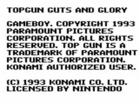 Top Gun : Guts And Glory Game Boy