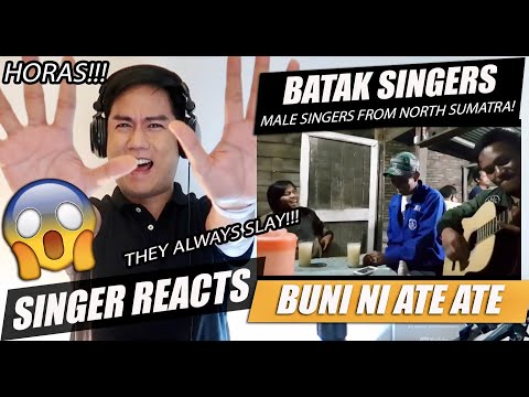 BATAK SINGERS - Buni di ate atekki. ( Suaranya ngalahin Novita Dewi ) | SINGER REACTION