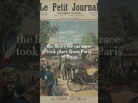 The first race car in history: Paris to Rouen 1984 #motorsport  #motorsport #history