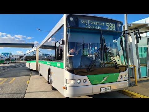 TP3006 Volvo B12BLEA Transperth Bus Sound
