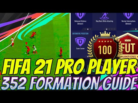 FIFA 21 *META* ELITE 1 PRO PLAYER 352 CUSTOM TACTICS/INSTRUCTIONS - ULTIMATE TEAM FORMATION GUIDE!!