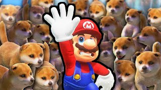 Mario, but 4 Dogs Spawn Every Second