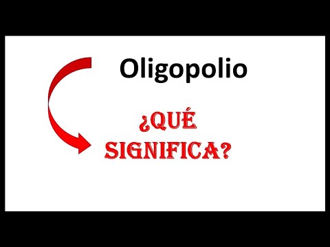 que es un OLIGOPOLIO en 2 minutos