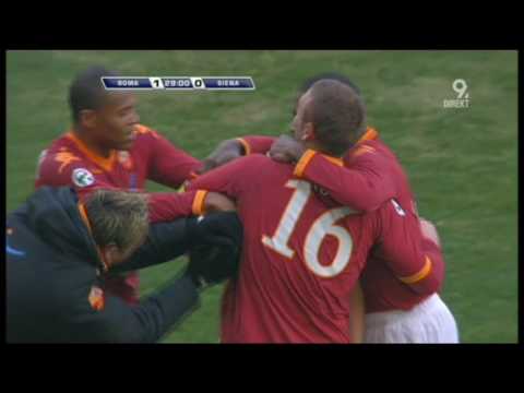 0910 AS Roma-Siena 1-0 Riise Commento Di Carlo Zampa