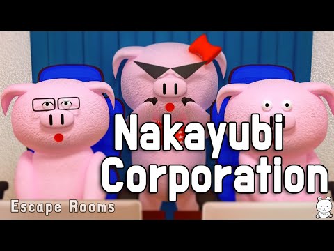 [REMAKE] Escape Rooms Nakayubi Corporation Walkthrough & Bonus Game (NAKAYUBI)