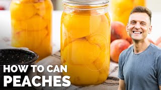 How to Can Peaches
