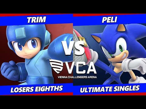 VCA 2022 Top 8 - TriM (Mega Man) Vs. Peli (Sonic) SSBU Ultimate Tournament