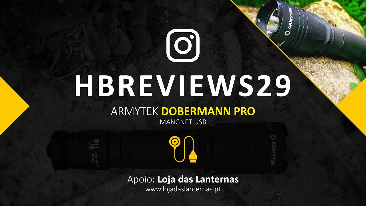 Armytek Dobermann Pro Magnet usb (Warm Light)- 1400 Lumens
