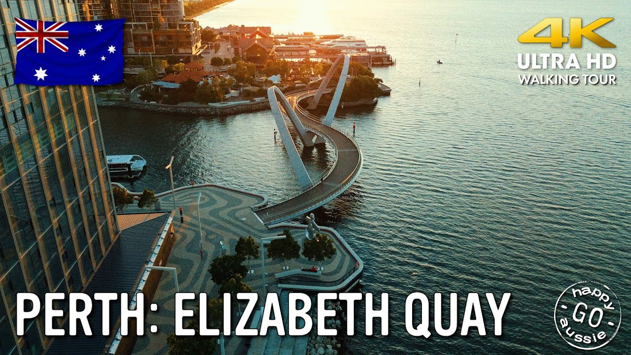 Dive into a fascinating walking tour at Elizabeth Quay.
