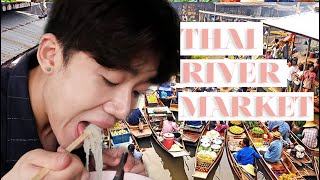 Eating the BEST Thai food at Bangkok's River Market | Brute Choi
