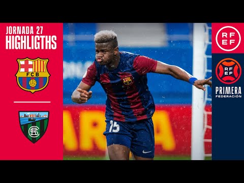 Resumen #PrimeraFederación | FC Barcelona Atlètic 2-1 Sestao River Club | Jornada 27, Grupo 1