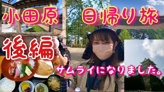 後編【小田原日帰り旅】小田原城でコスプレ➡︎報徳二宮神社で御朱印➡︎早川漁港で海鮮【国内旅行】Vlog 【神奈川県】Odawara・Kanagawa