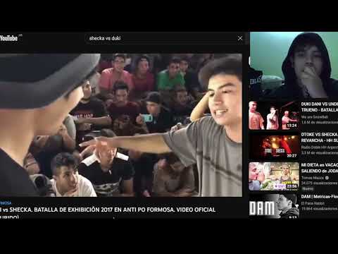 Reaccionando a duki vs shecka batalla de rap