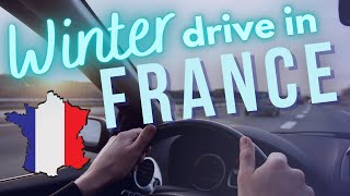 Winter Drive in the French Countryside ❄️| Seasons in France Artistic Mini-Series | English & French