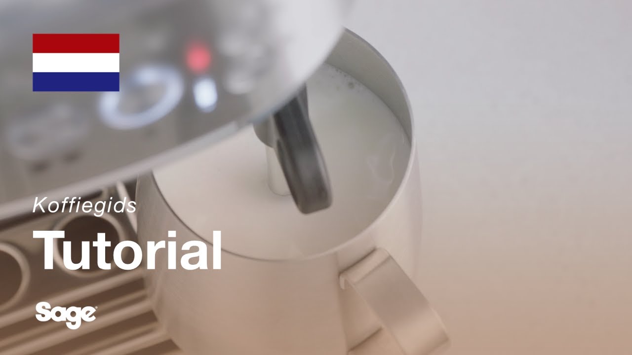 Instructiegids Breville koffie - Hoe je met melk automatisch figuren kunt maken