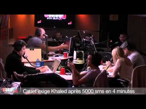 Cauet passe Khaled après 5000 sms en 4 minutes