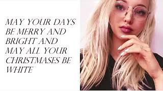 Dove Cameron -  White Christmas Lyrics