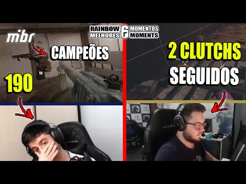 PALUH DISTRUBUINDO CLUTCH, 190 DO RAZAH, SOULZ GANHANDO O CLUTCH DO BR6 - MELHORES MOMENTOS LIVES R6