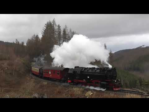 K ein Wintertag im Harz - am 03.01.2020 entlang der Harzer Schmalspurbahnen - HSB