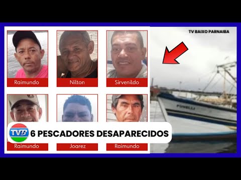 SEIS PESCADORES DE ARAIOSES -MA DESAPARECEM NO LITORAL DO RIO DE JAIEIRO