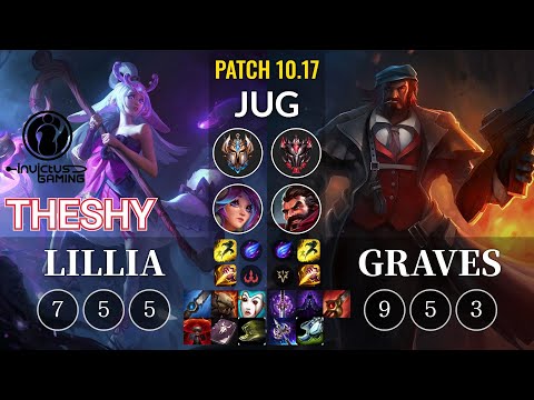 IG TheShy Lillia vs Graves Jungle - KR Patch 10.17