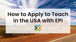 Webinar: How to Apply to Teach in the USA with EPI 7.22.25