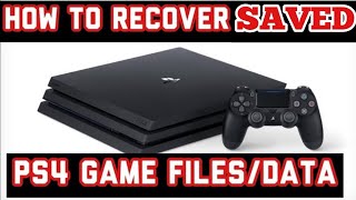How to  Restore / Recover Saved Game Data - Get Back your Saved Progress File on Playstation PART 2