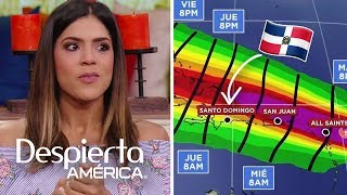 Francisca Lachapel se preocupa por su mamá durante el paso del huracán