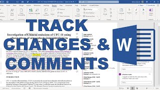 How to use comments and track changes in Microsoft Word