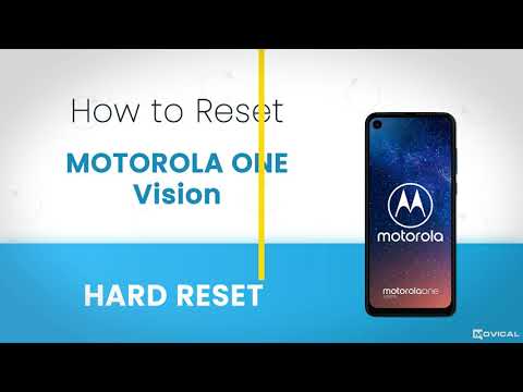 How to Hard Reset Motorola ONE Vision . Recovery Mode. Factory Data Reset