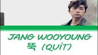 Jang WooYoung (Of 2PM) - 뚝 (Quit) [Color Coded Han/Rom/Eng Lyrics]