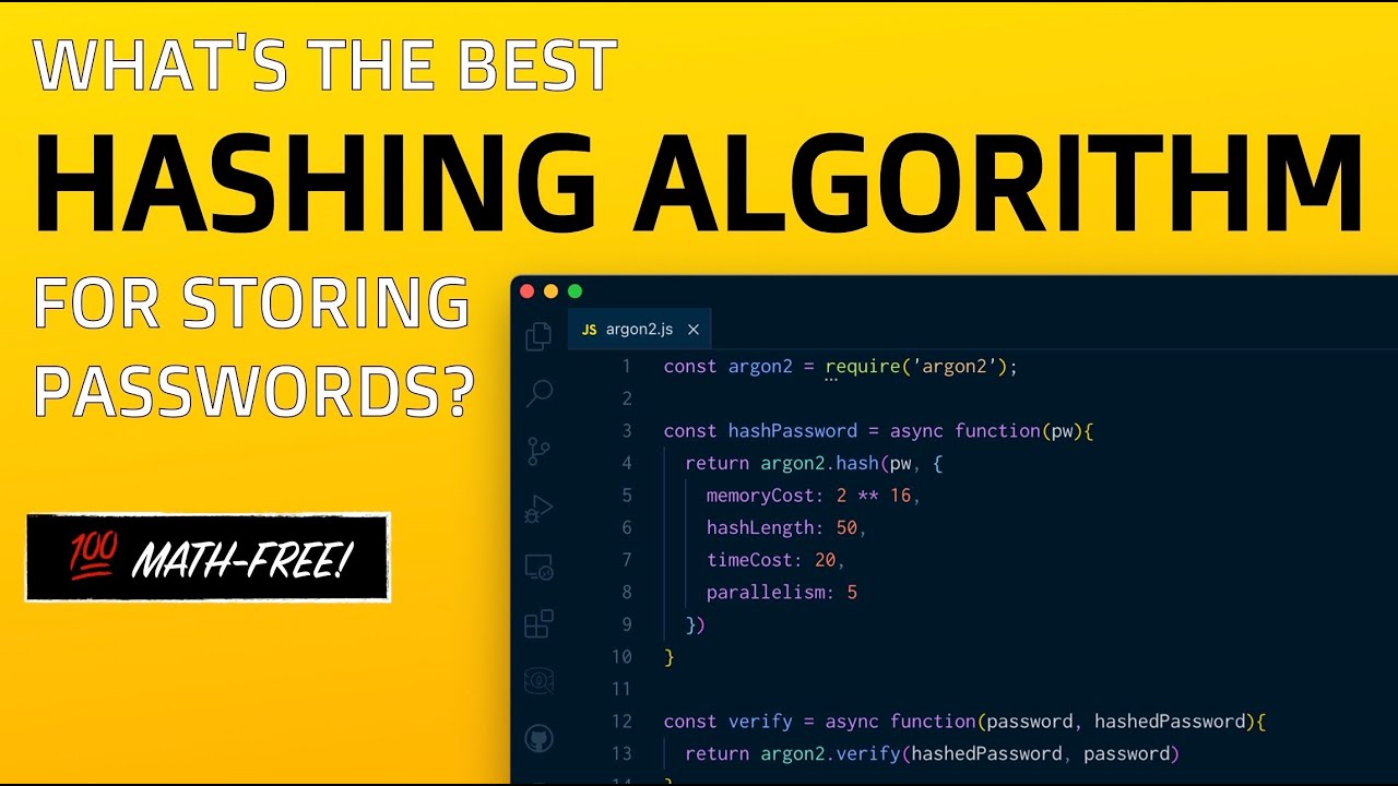 What's the Best Hashing Algorithm for Storing Passwords?